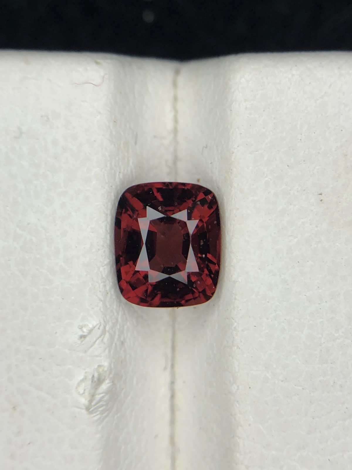 1.30ct Red Spinel  Cushion Cut From Burma