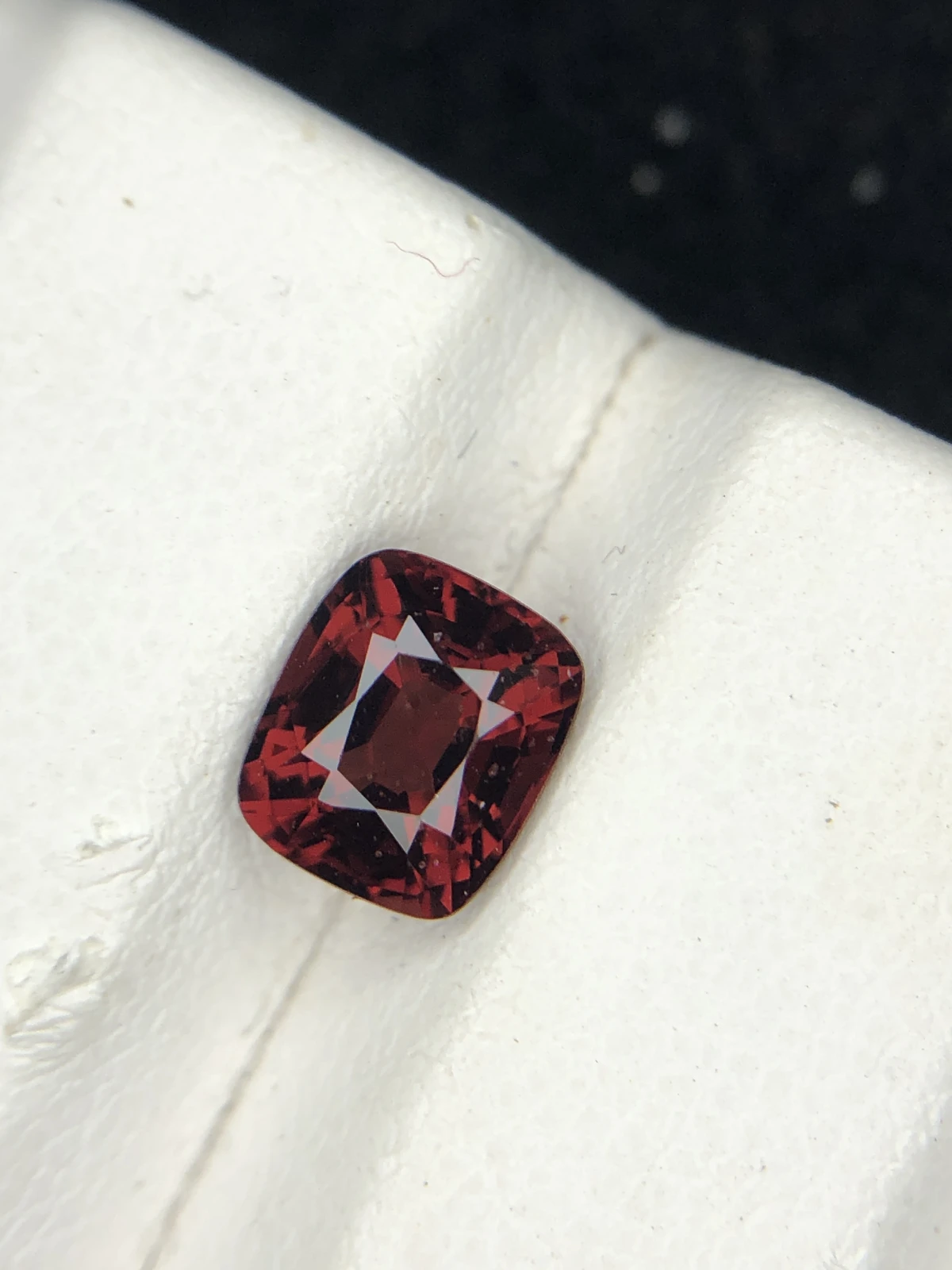 1.30ct Red Spinel  Cushion Cut From Burma