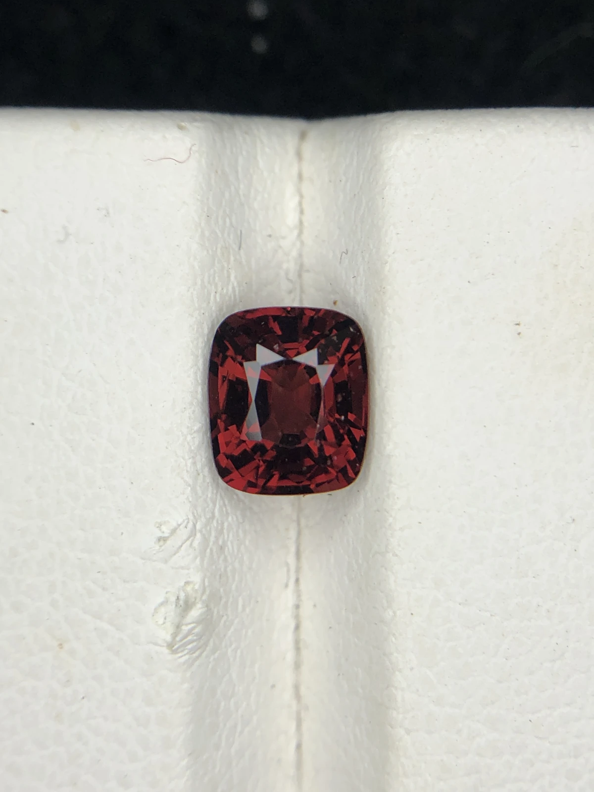 1.30ct Red Spinel  Cushion Cut From Burma