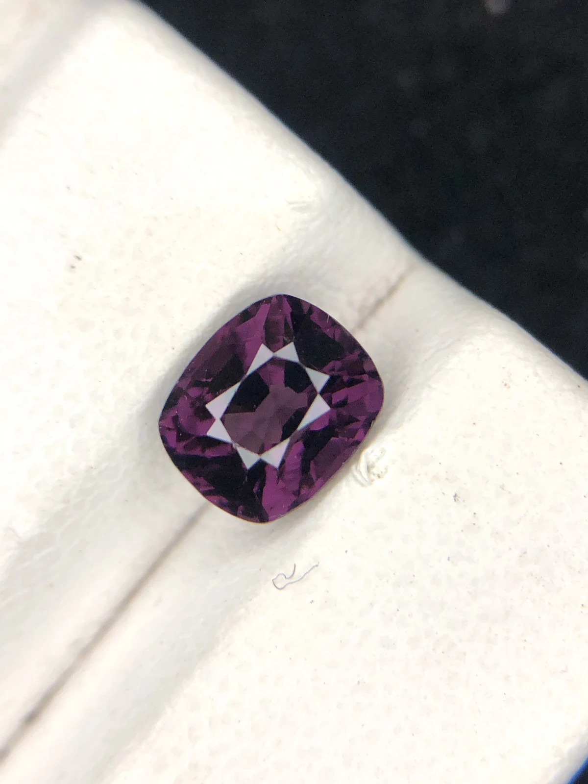 1.40ct Purple Spinel In Cushion Cut From Burma