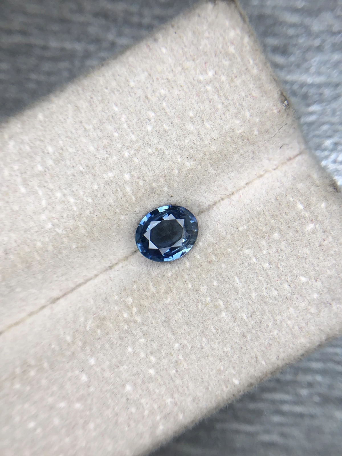0.66 ct. Teal Sapphire From Sri Lanka