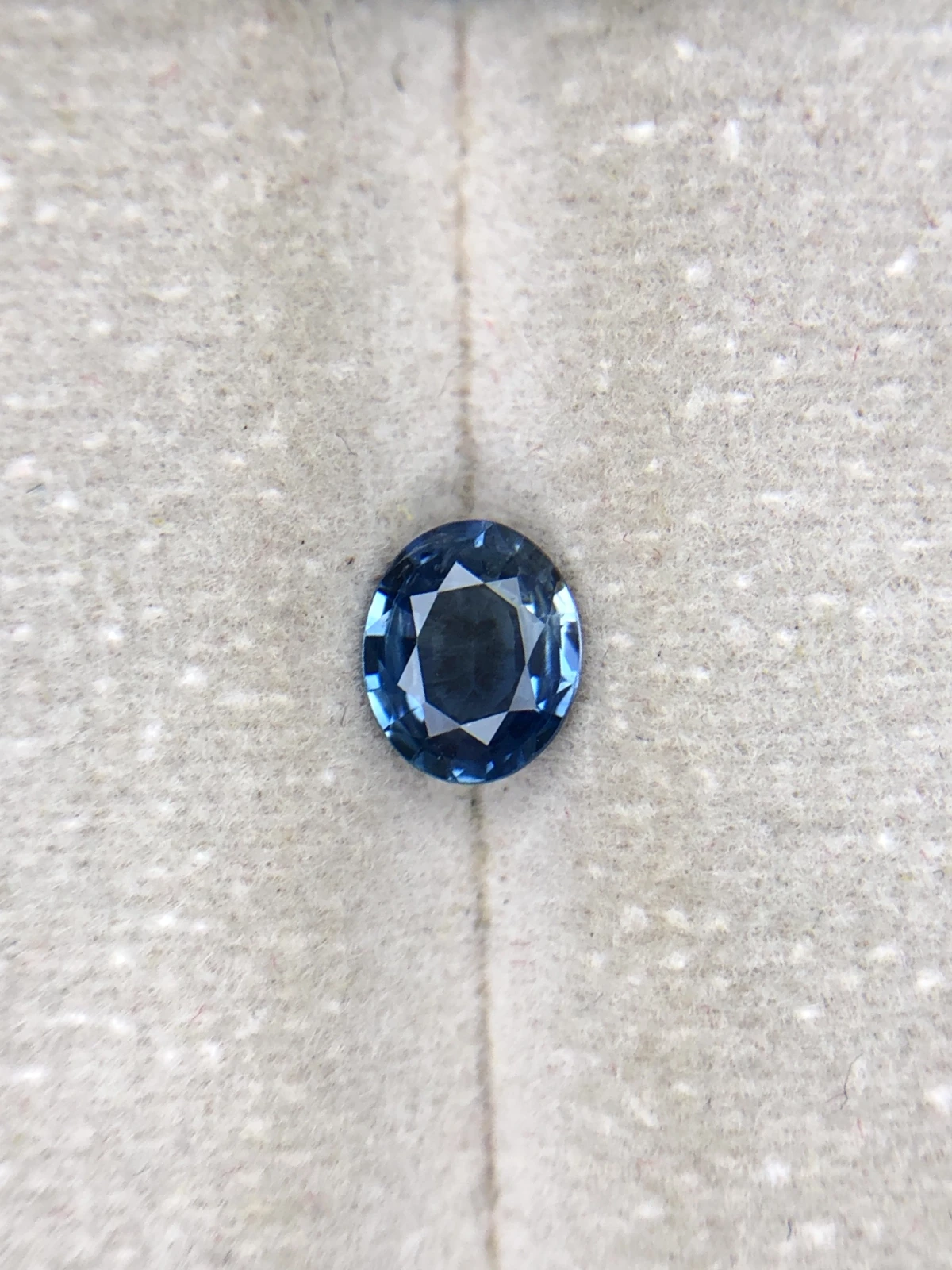 0.66 ct. Teal Sapphire From Sri Lanka