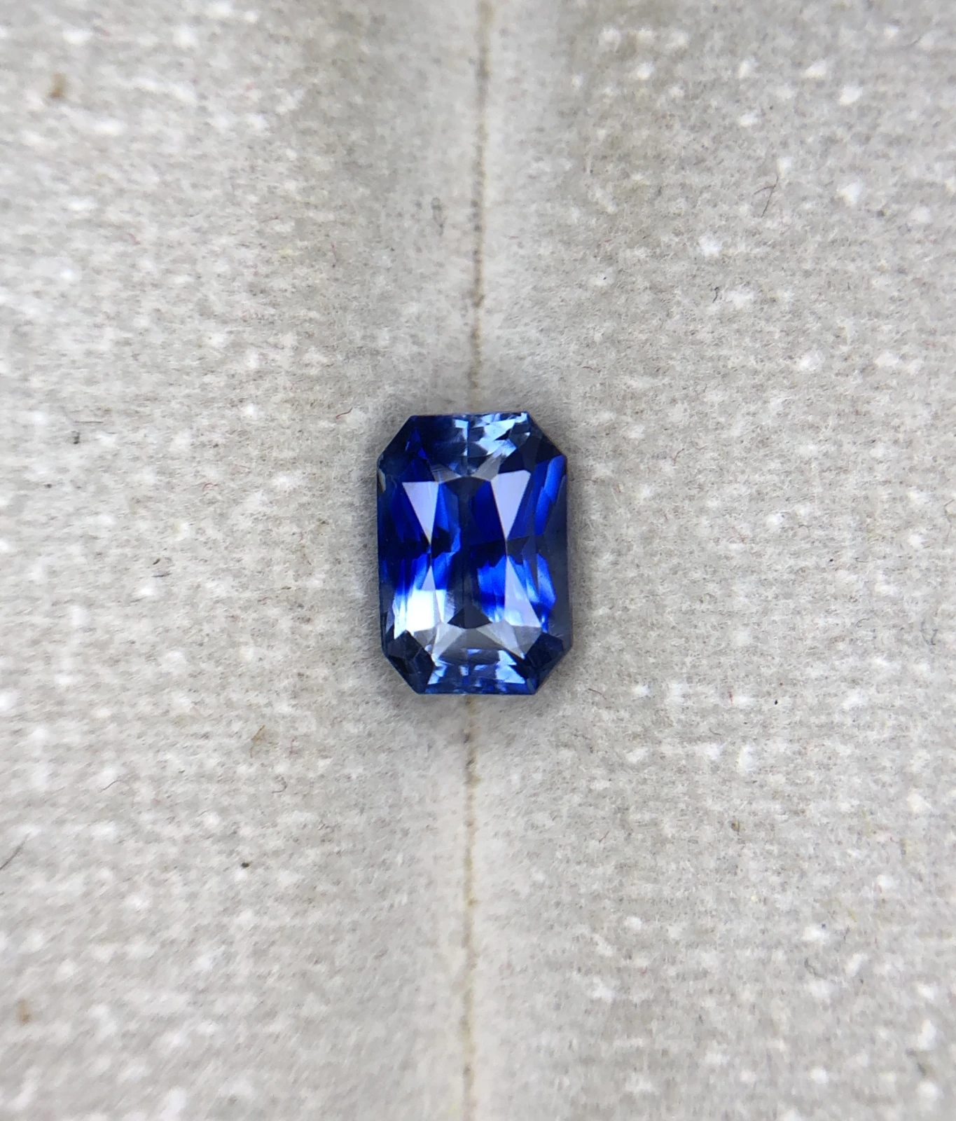 1.72ct Blue Sapphire in Fancy Octagon Cut From Sri Lanka