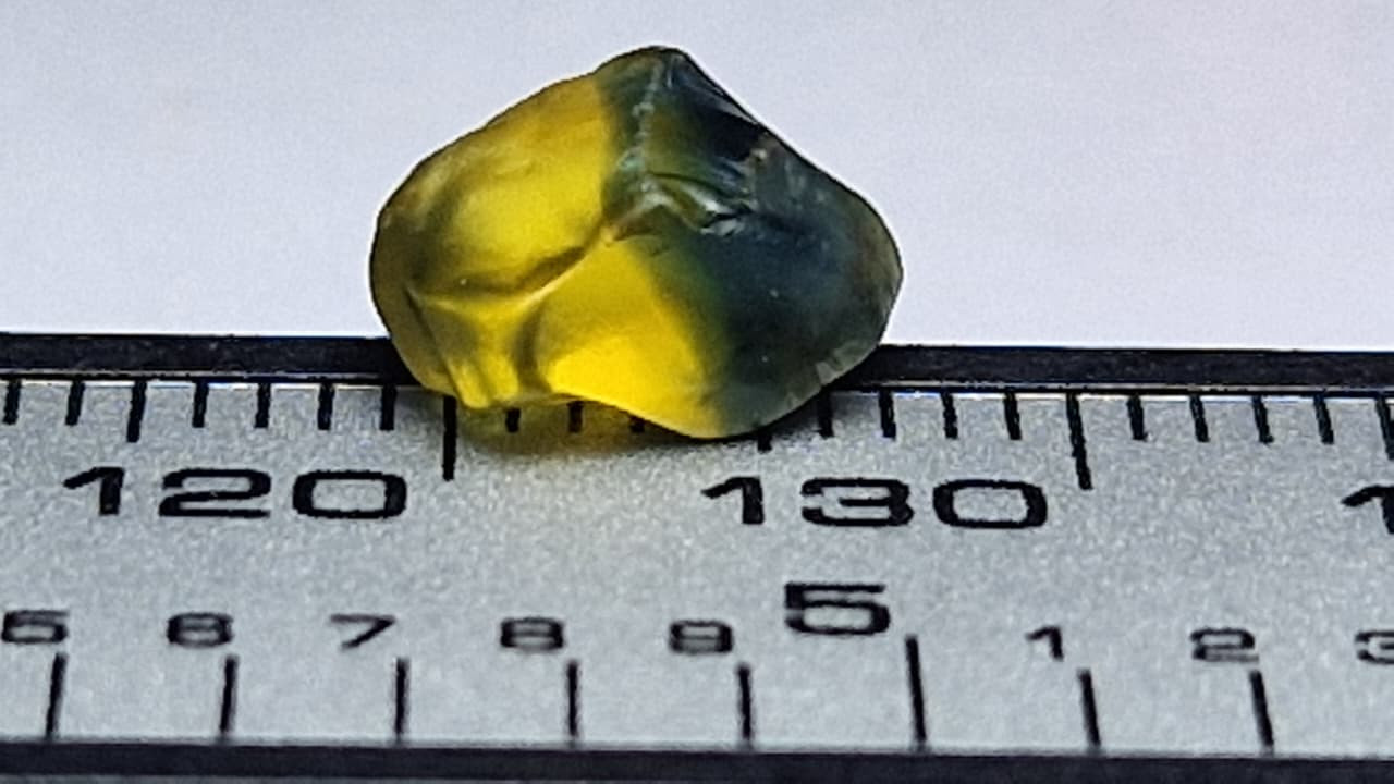 Stunning 2.15 Ct. Bi-Color Sapphire Facet Rough from Nigeria