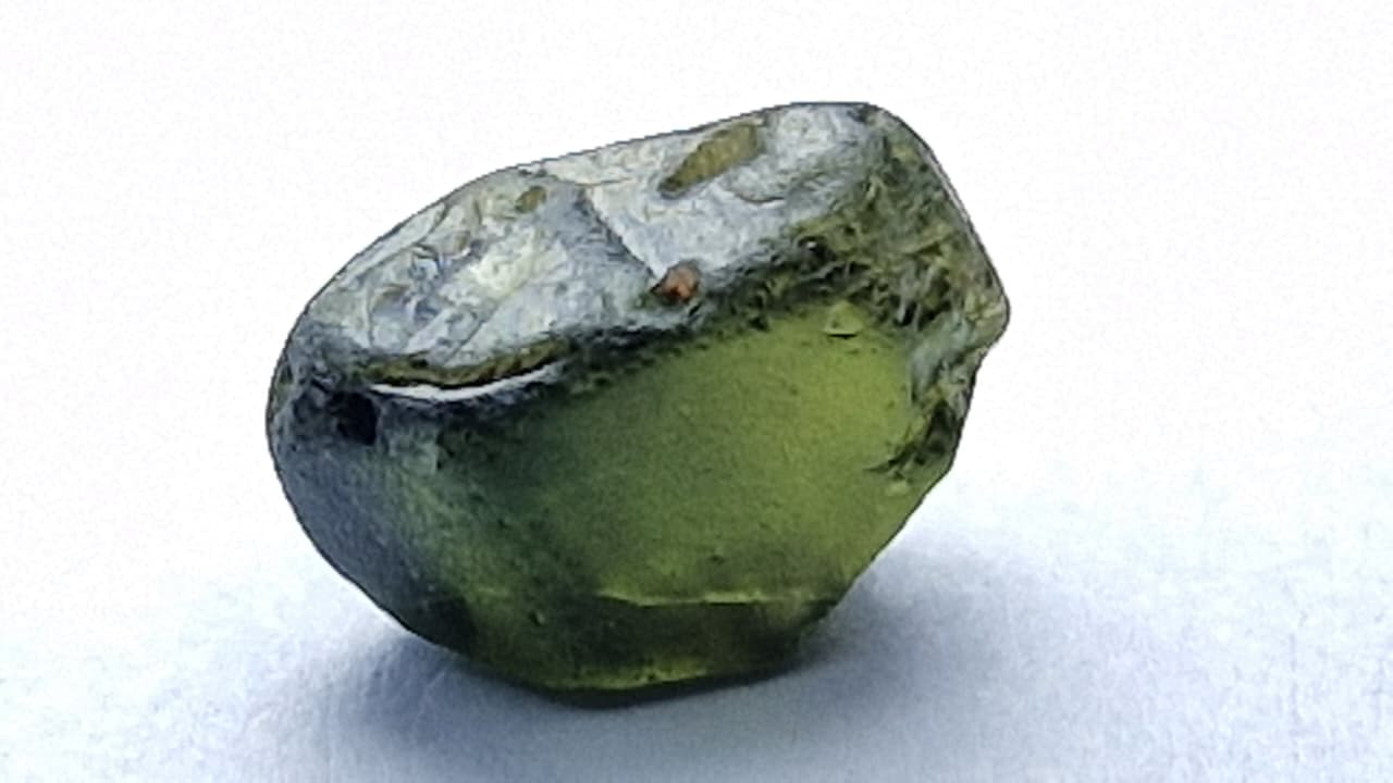 2.45 Carat Teal Green Sapphire Facet Rough from Nigeria
