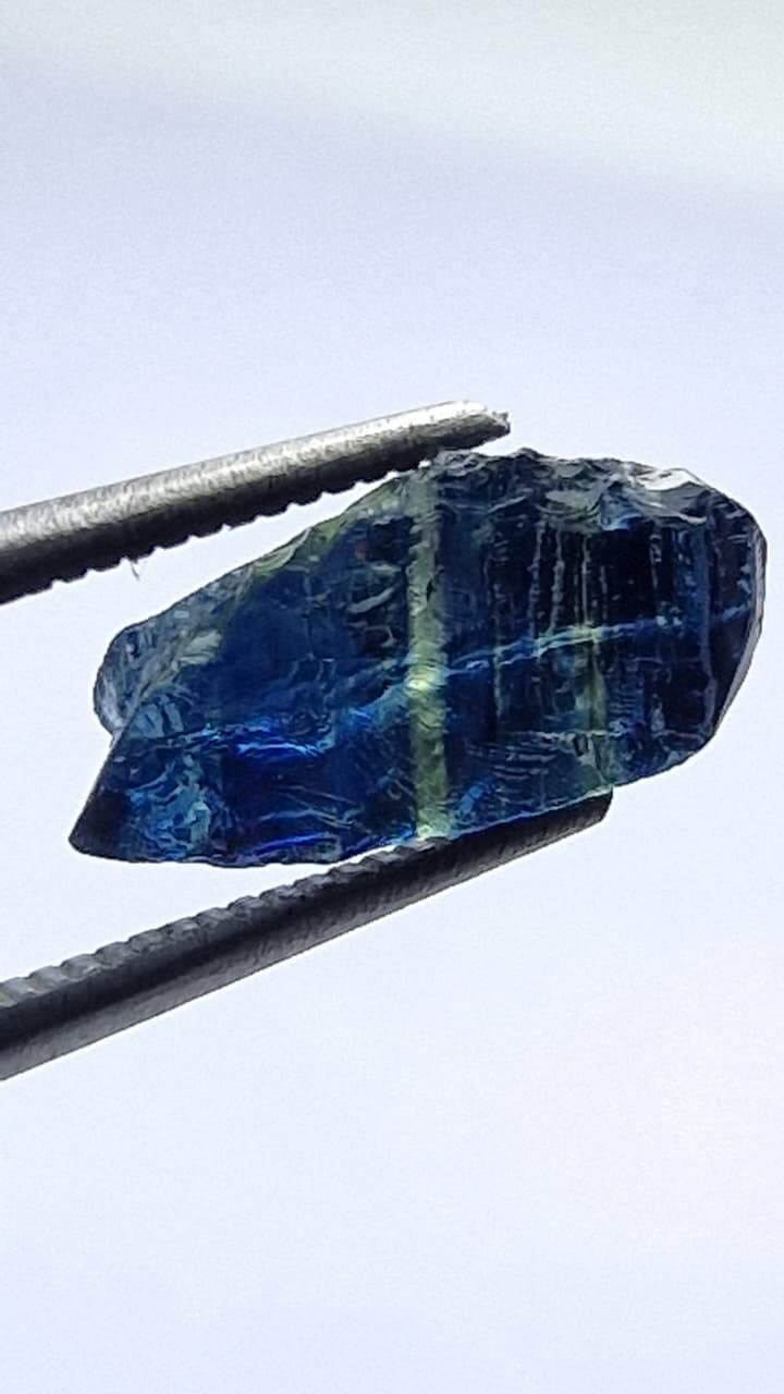Stunning 2.50 Ct. Color Zoned Royal Blue Sapphire from Nigeria
