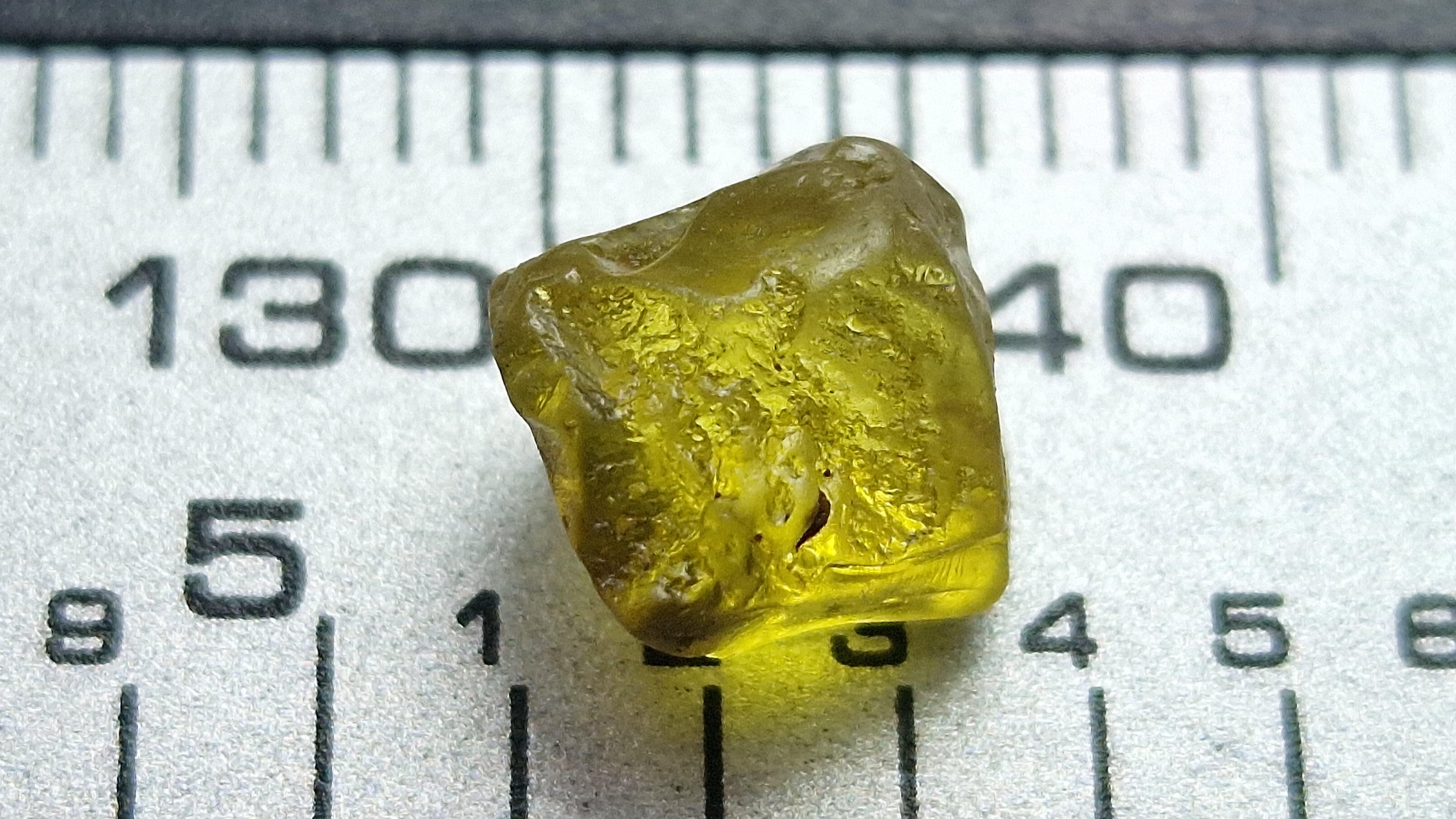 2.2 Ct. Vivid Yellow Sapphire Facet Rough from Nigeria