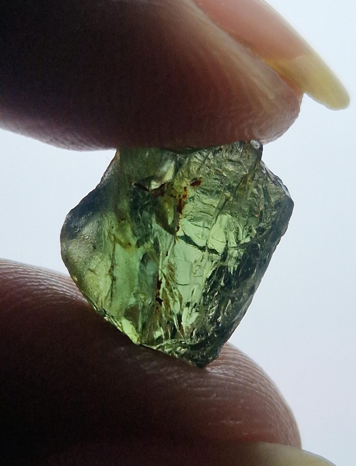 3.90 Carat Green sapphire Facet Rough from Nigeria