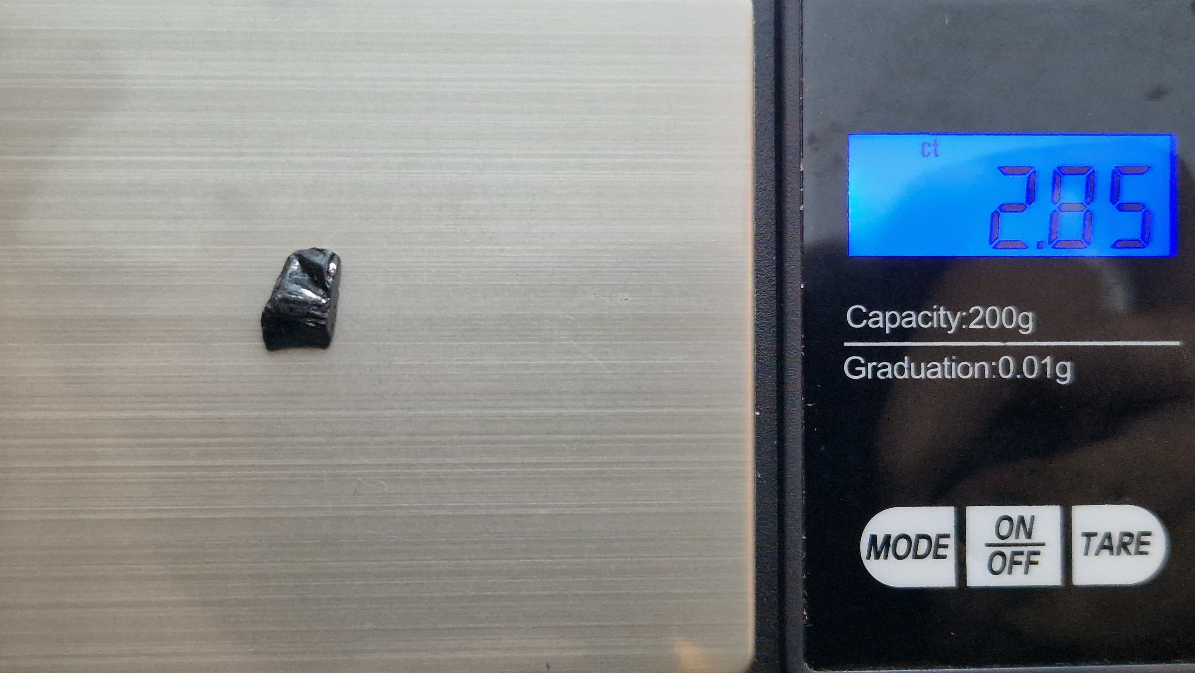 2.8 Peacock Blue Sapphire Rough Eye Clean from Nigeria