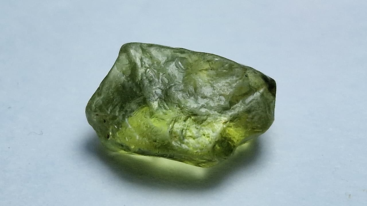 Stunning 1.95 carats Green Sapphire Facet Rough from Nigeria