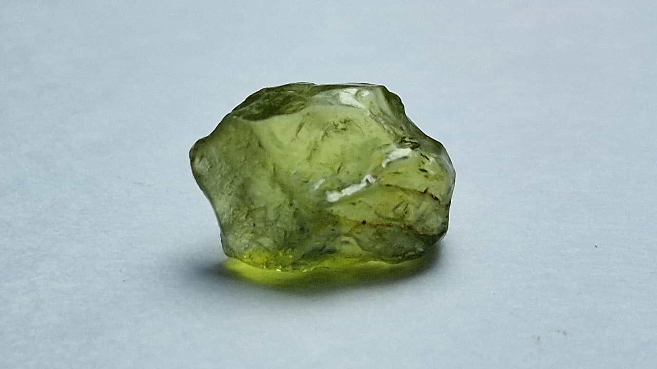 Stunning 1.95 carats Green Sapphire Facet Rough from Nigeria