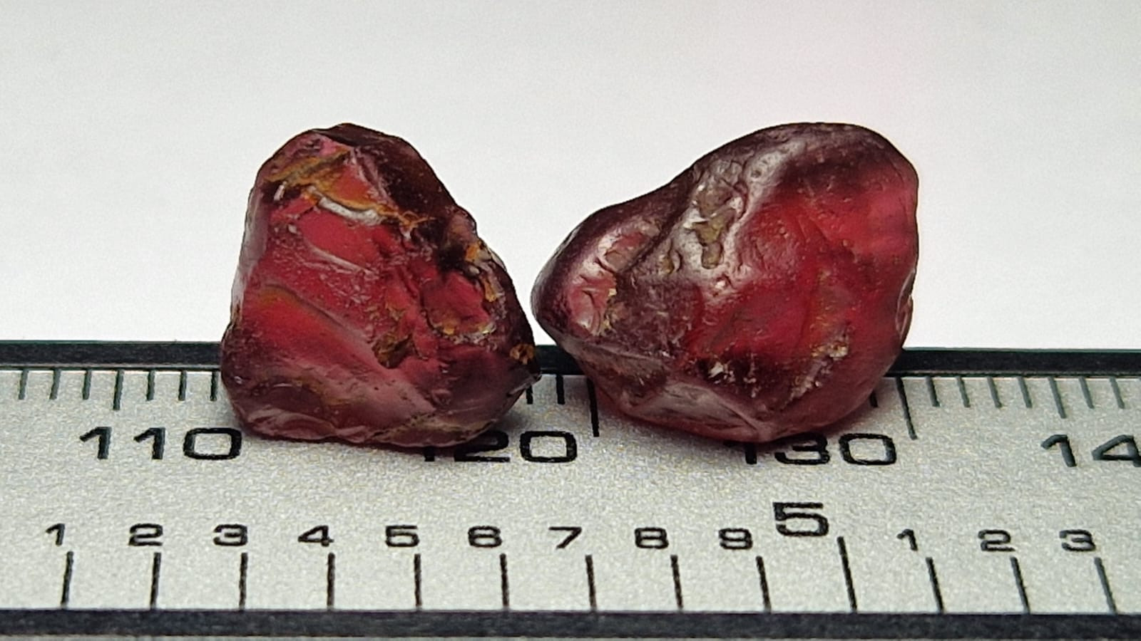 12.90 Carat Red Malaya Garnet Facet Rough from Africa