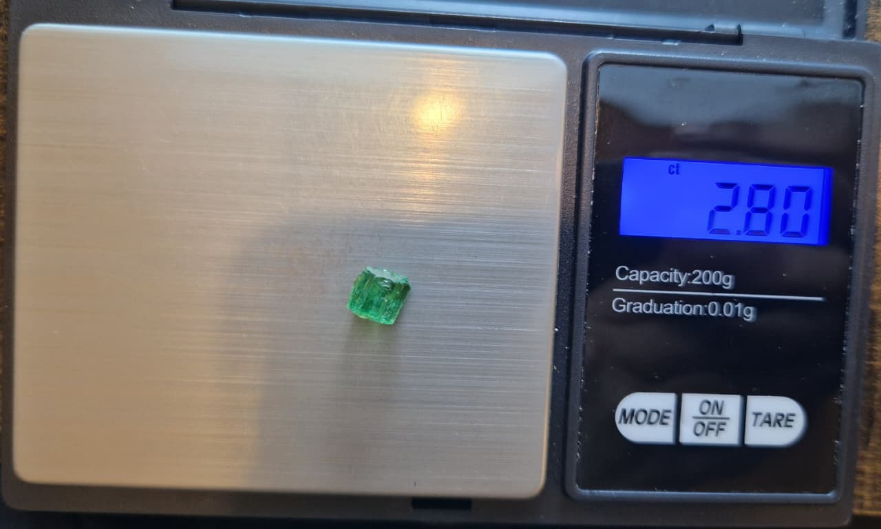 2.80 Ct. Panjshir Emerald Facet Rough from Afghanistan