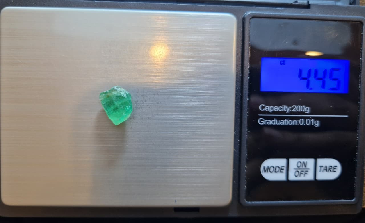 4.45 Carat Panjshir Emerald Facet Rough from Afghanistan