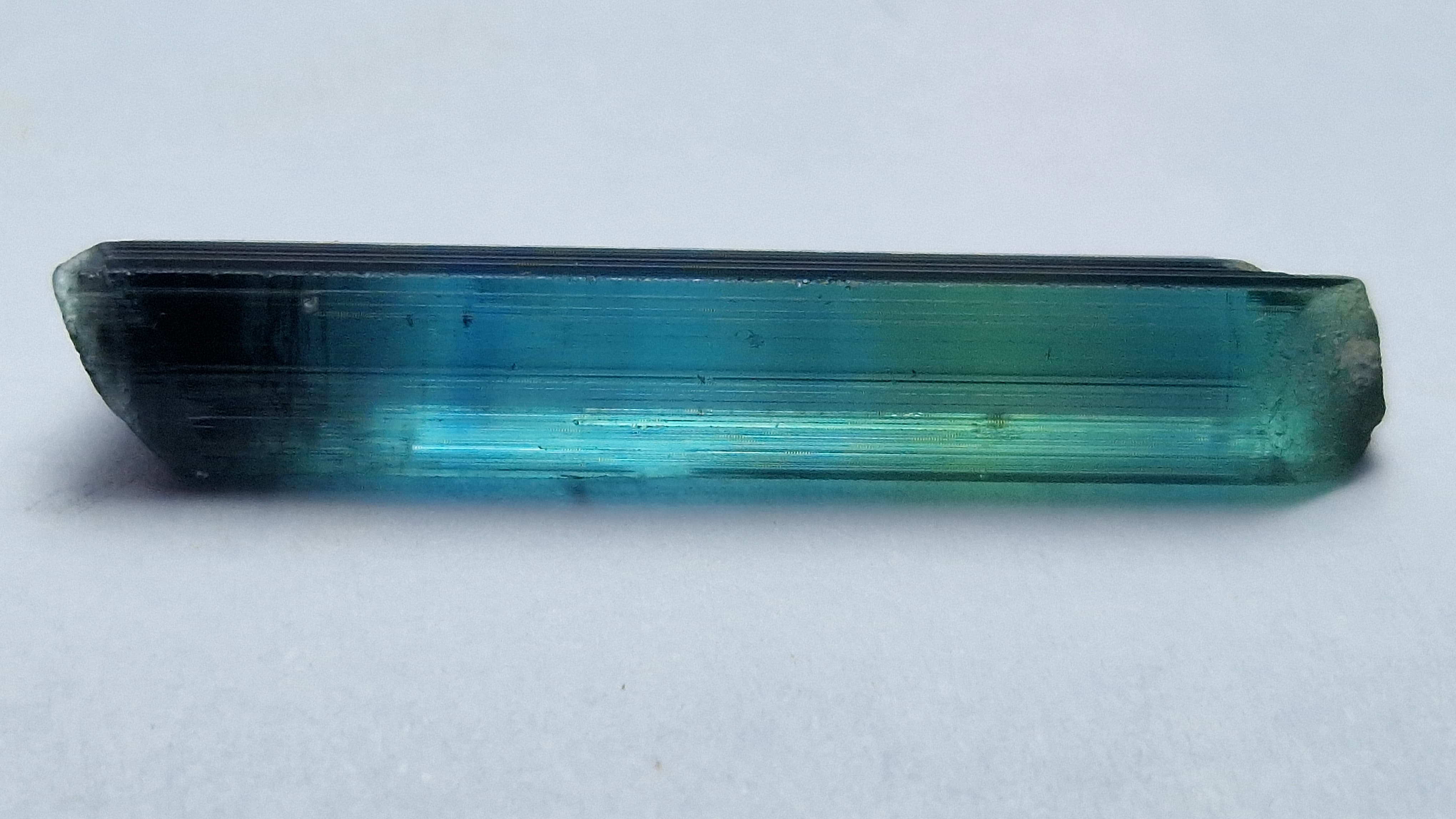 5.8 Carat Bicolor Nigerian Facet Rough Tourmaline