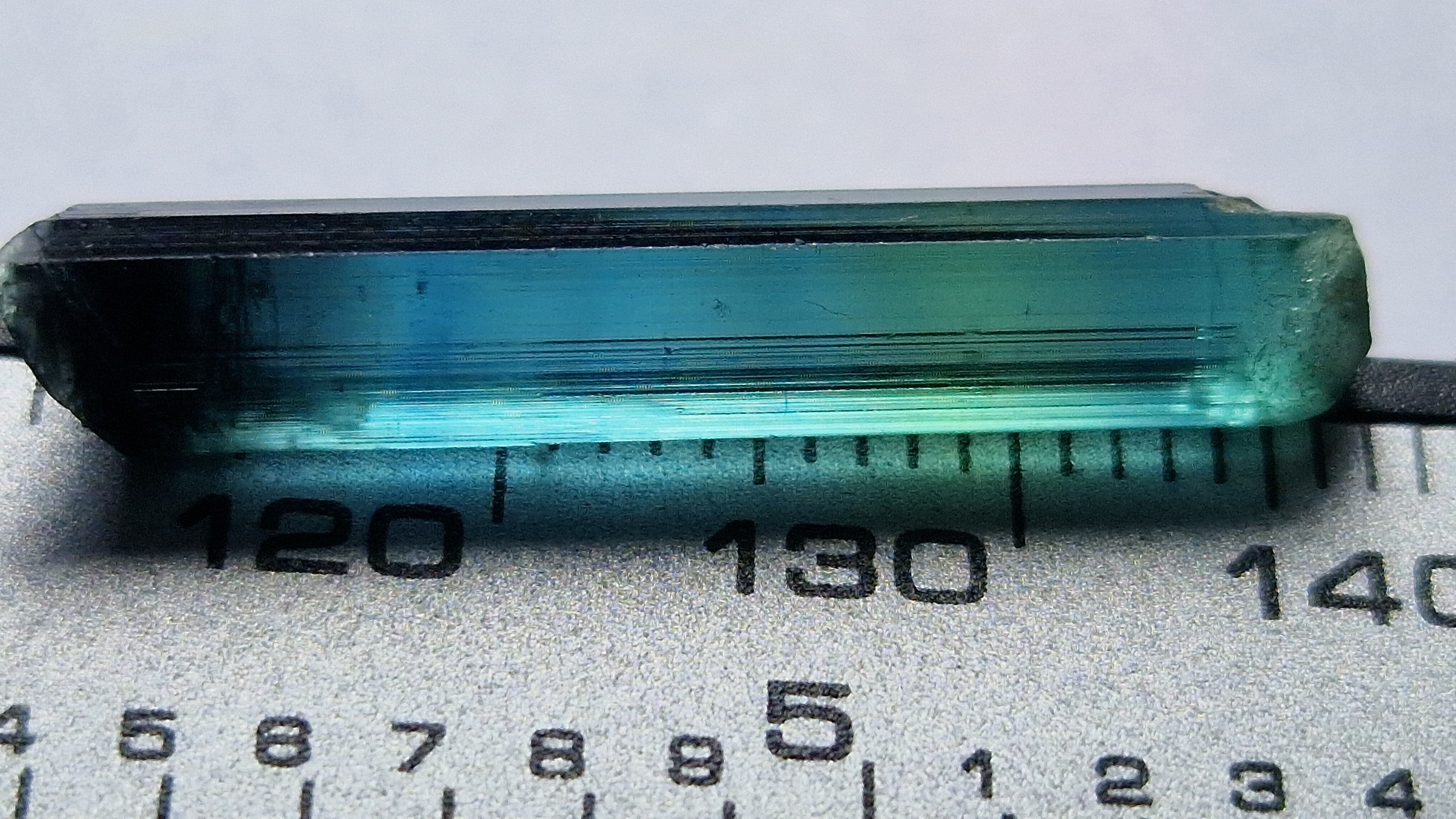 5.8 Carat Bicolor Nigerian Facet Rough Tourmaline