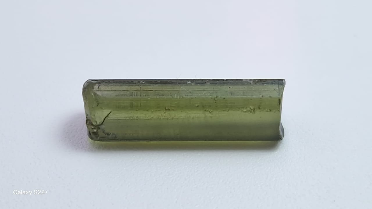 7.90 Ct. Mint Green Tourmaline Facet Rough from Nigeria