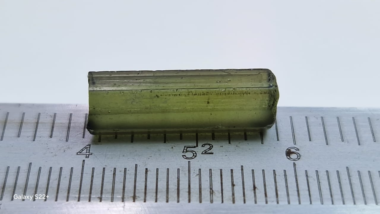 7.90 Ct. Mint Green Tourmaline Facet Rough from Nigeria