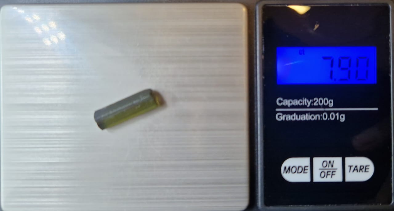 7.90 Ct. Mint Green Tourmaline Facet Rough from Nigeria