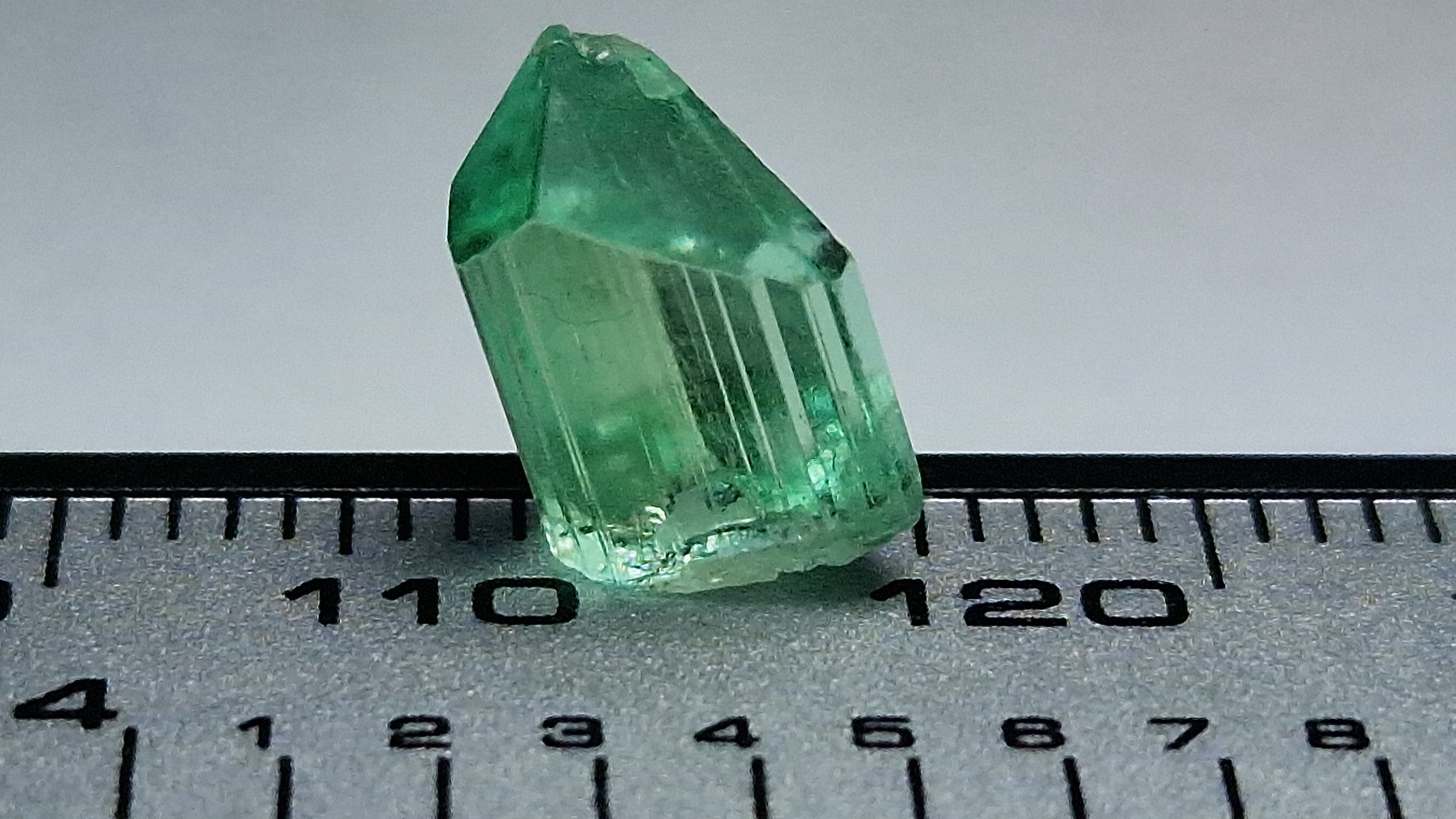 3 Ct. Eye Clean Lagoon Green Tourmaline Facet Rough from Nigeria