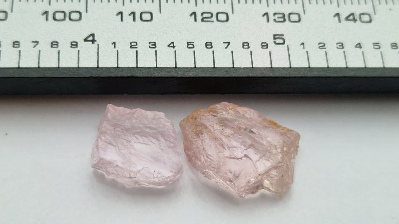 12.75 Ct. Pink Beryl Facet Rough from Nigeria