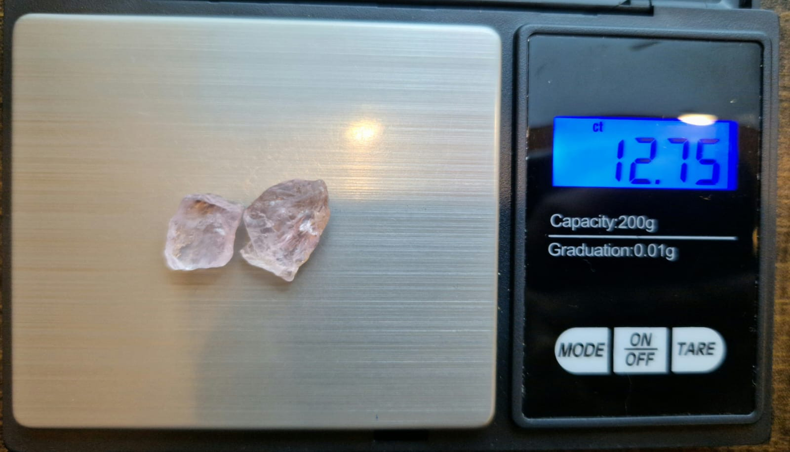 12.75 Ct. Pink Beryl Facet Rough from Nigeria
