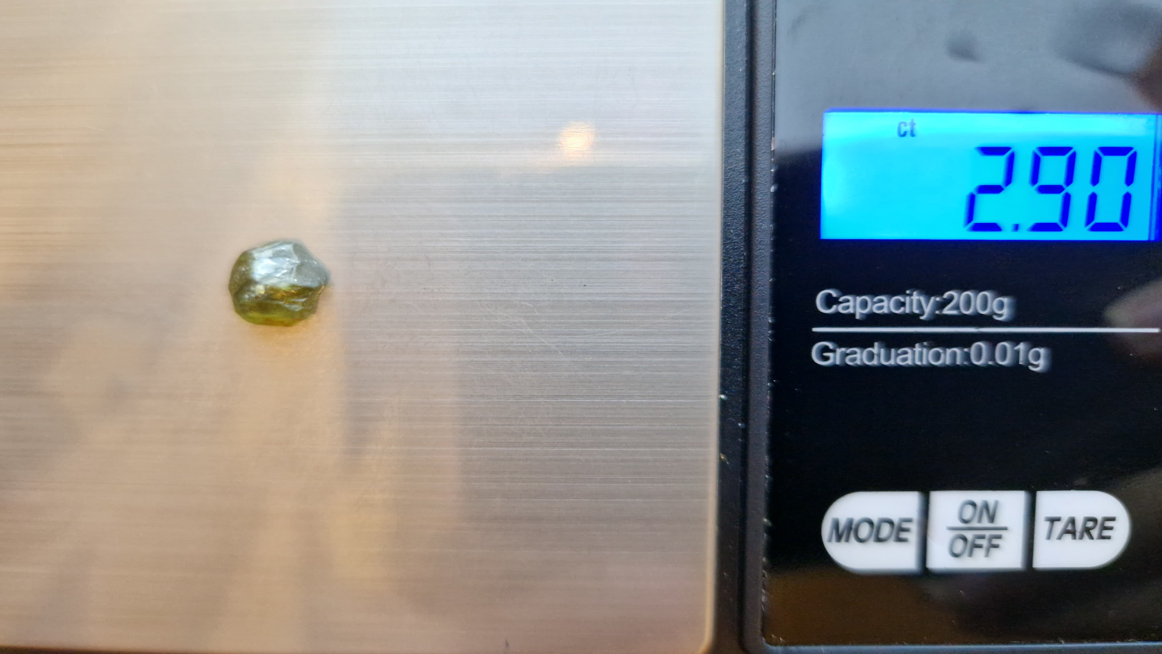 2.9 Ct. Mint Green Sapphire from Nigeria