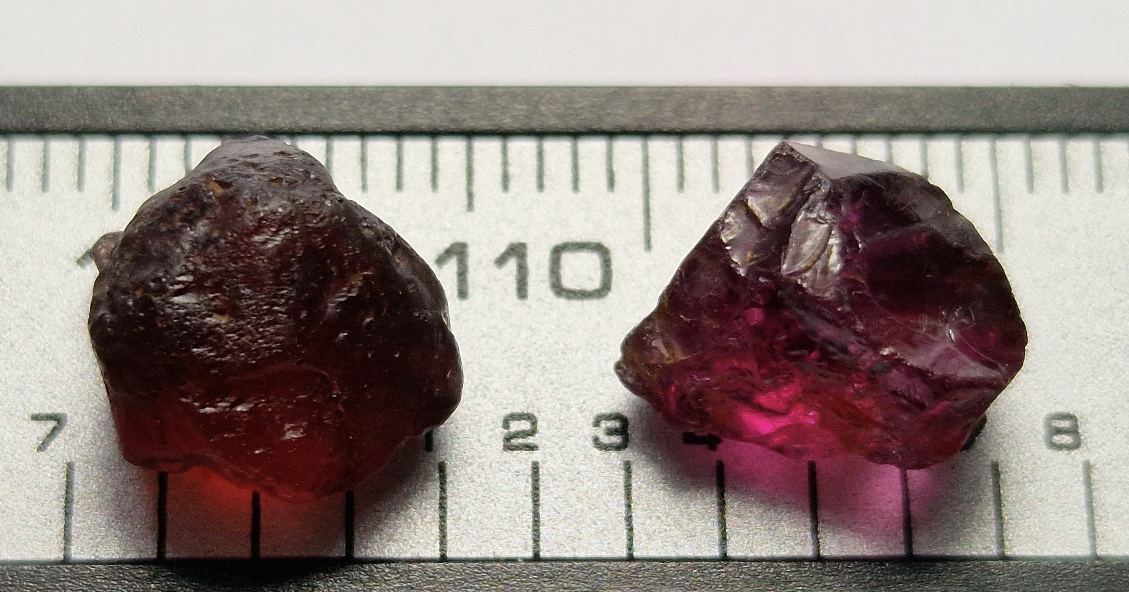 11.25 Ct. Malawi Rhodolite Garnets from Africa