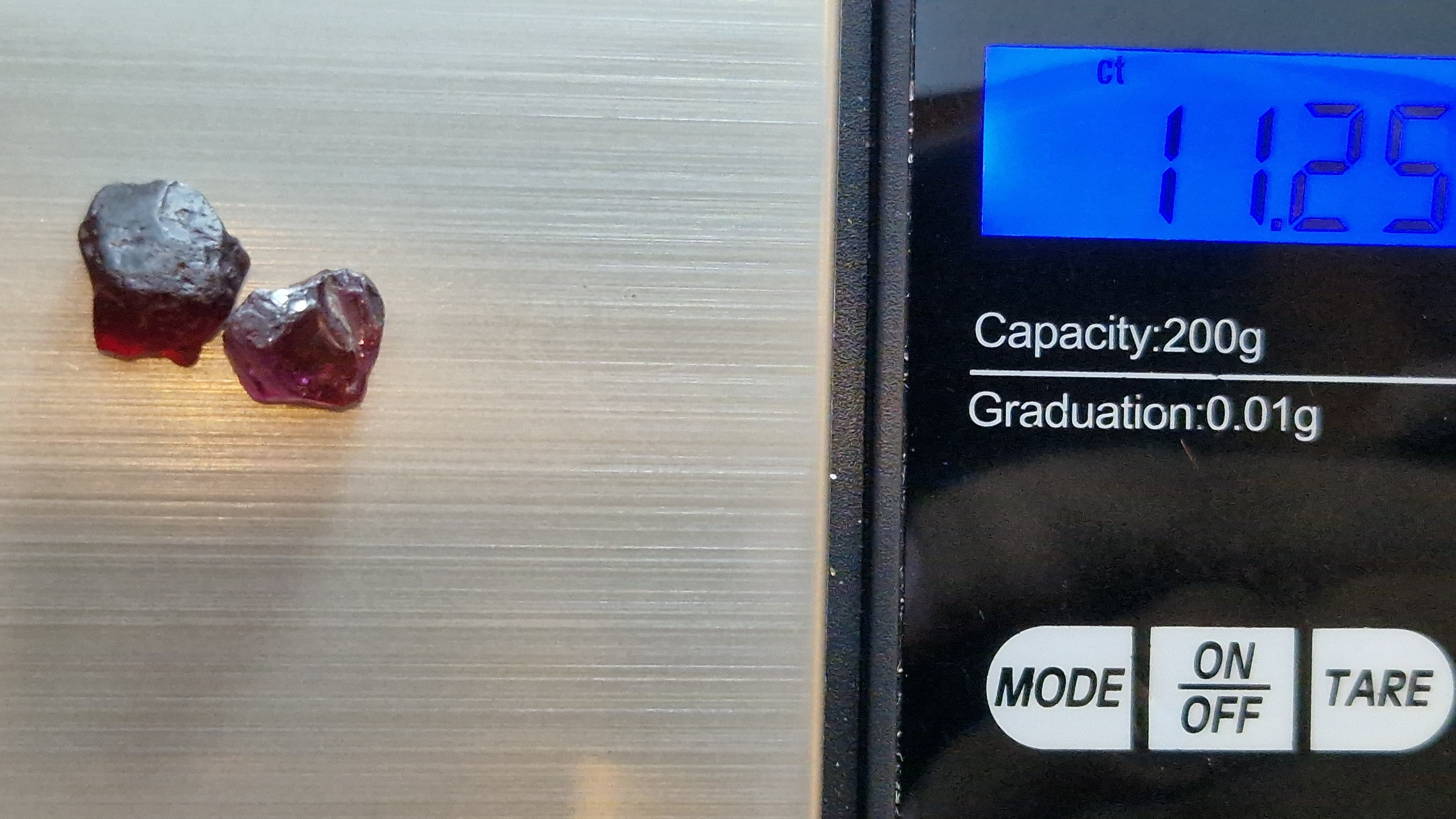 11.25 Ct. Malawi Rhodolite Garnets from Africa