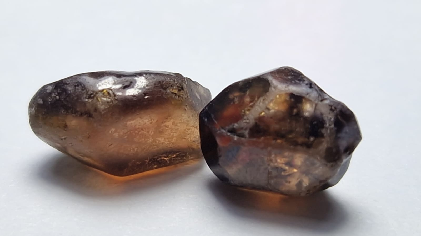 9.6 Ct. Peach reddish Zircon  Facet Rough from Nigeria