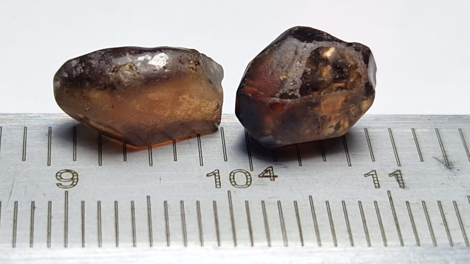 9.6 Ct. Peach reddish Zircon  Facet Rough from Nigeria