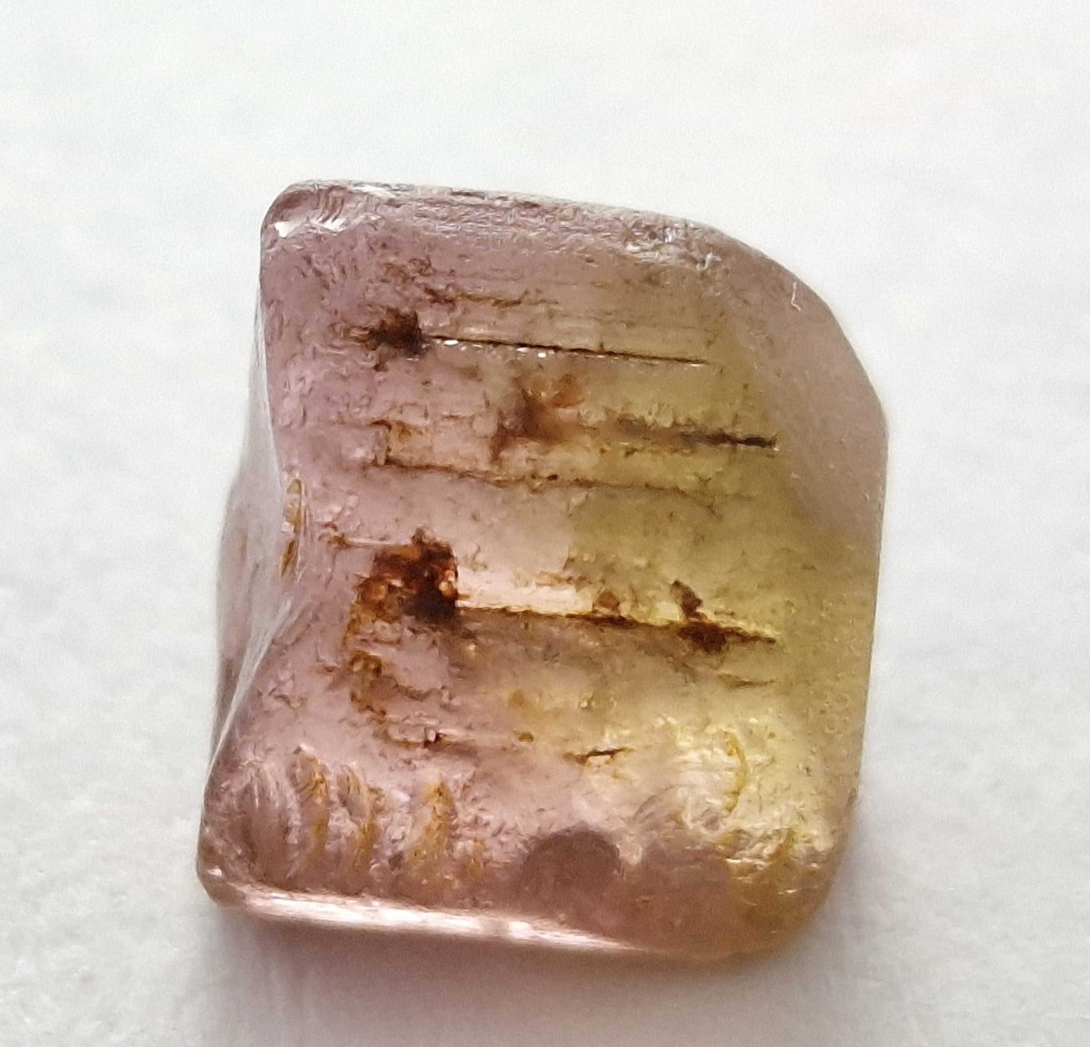 4.1 Ct Nigerian Baby Pink and Mint Green Tourmaline