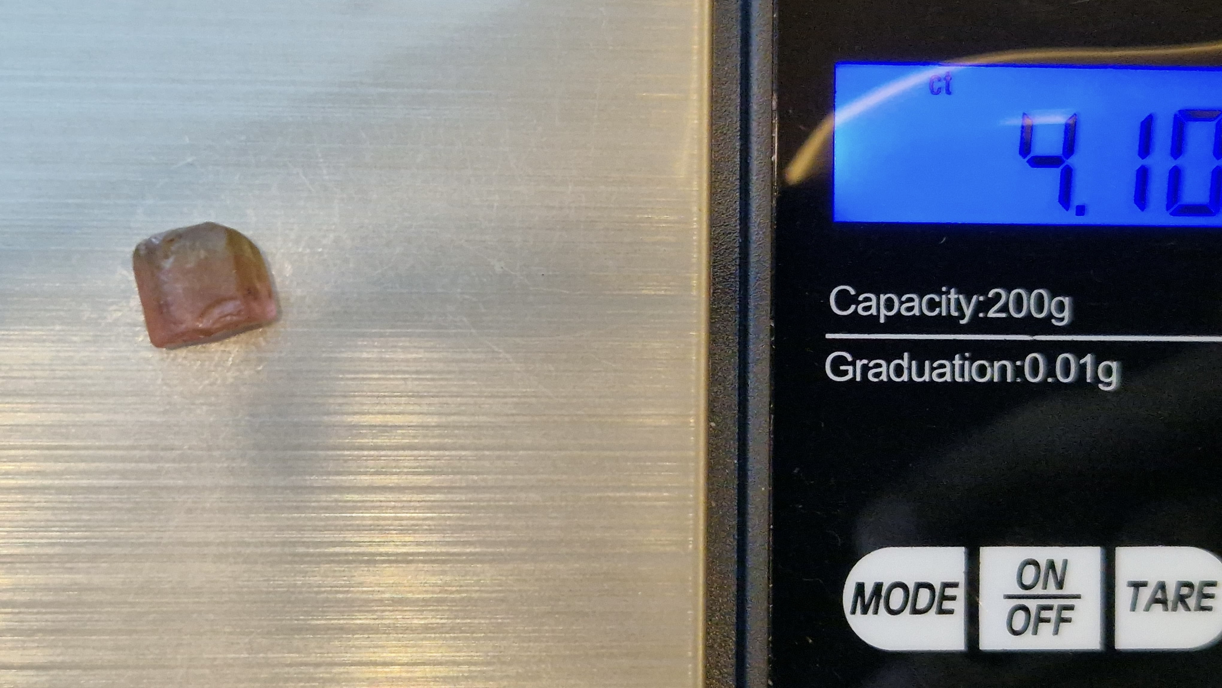 4.1 Ct Nigerian Baby Pink and Mint Green Tourmaline