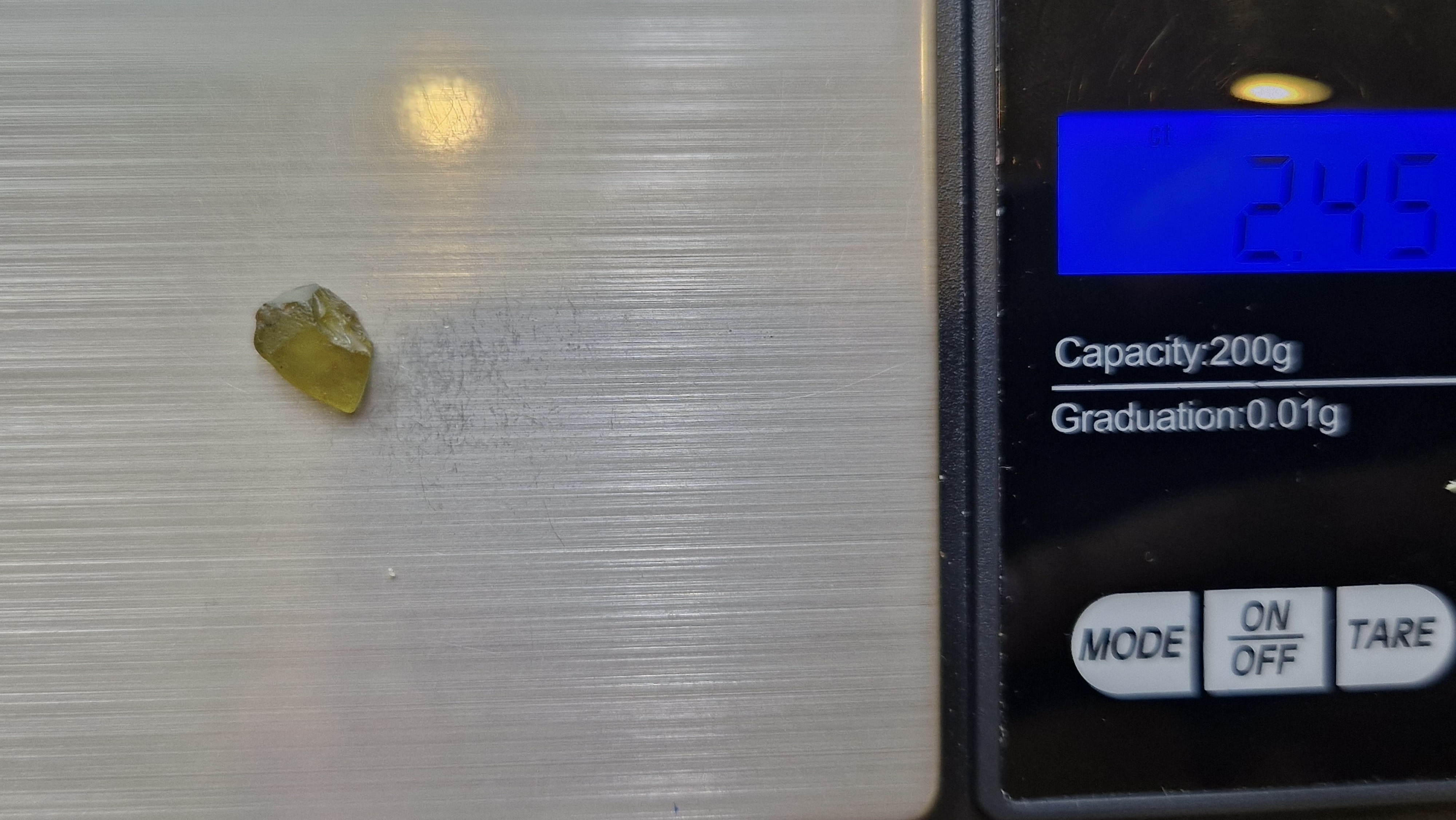 2.45 Ct. Mint Green Sapphire From Nigeria