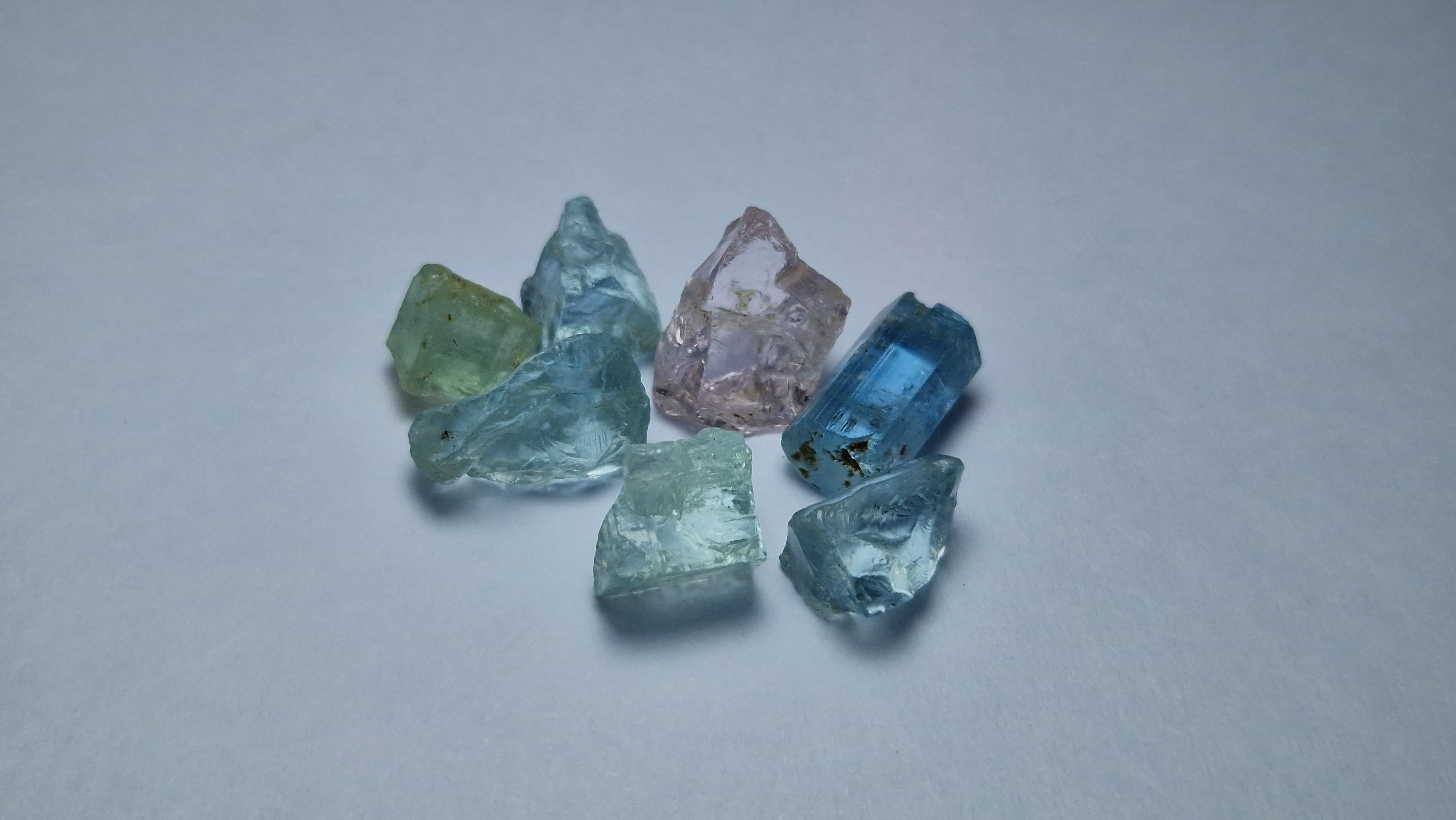 29.70 Ct. Mix Beryl Facet Rough from Nigeria