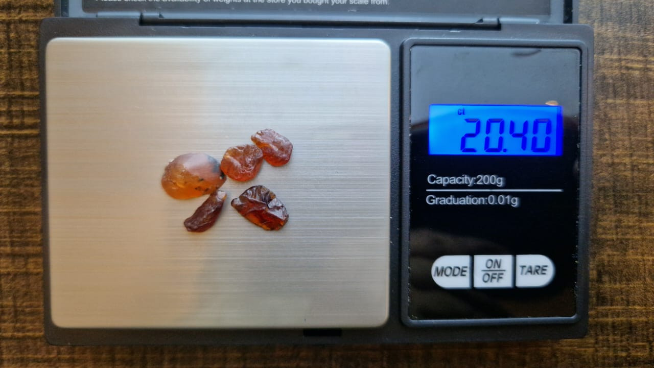 20.40 Ct. Spessartite 🧡Garnets from Africa