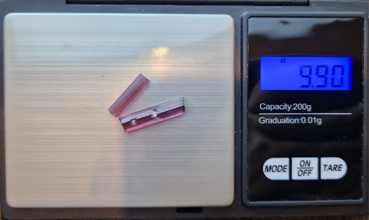 9.90 Ct Pink Tourmaline Pair from Nigeria