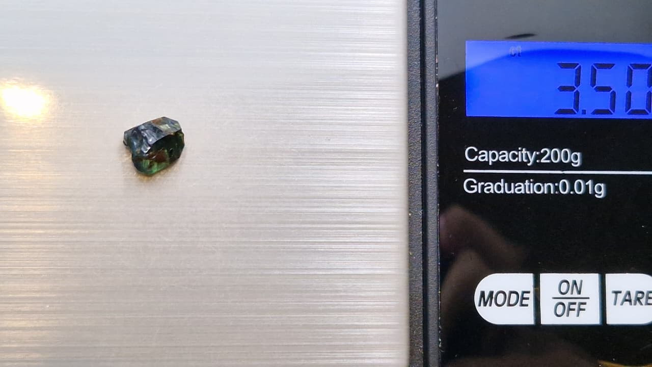 3.50 Ct Green Sapphire from Nigeria