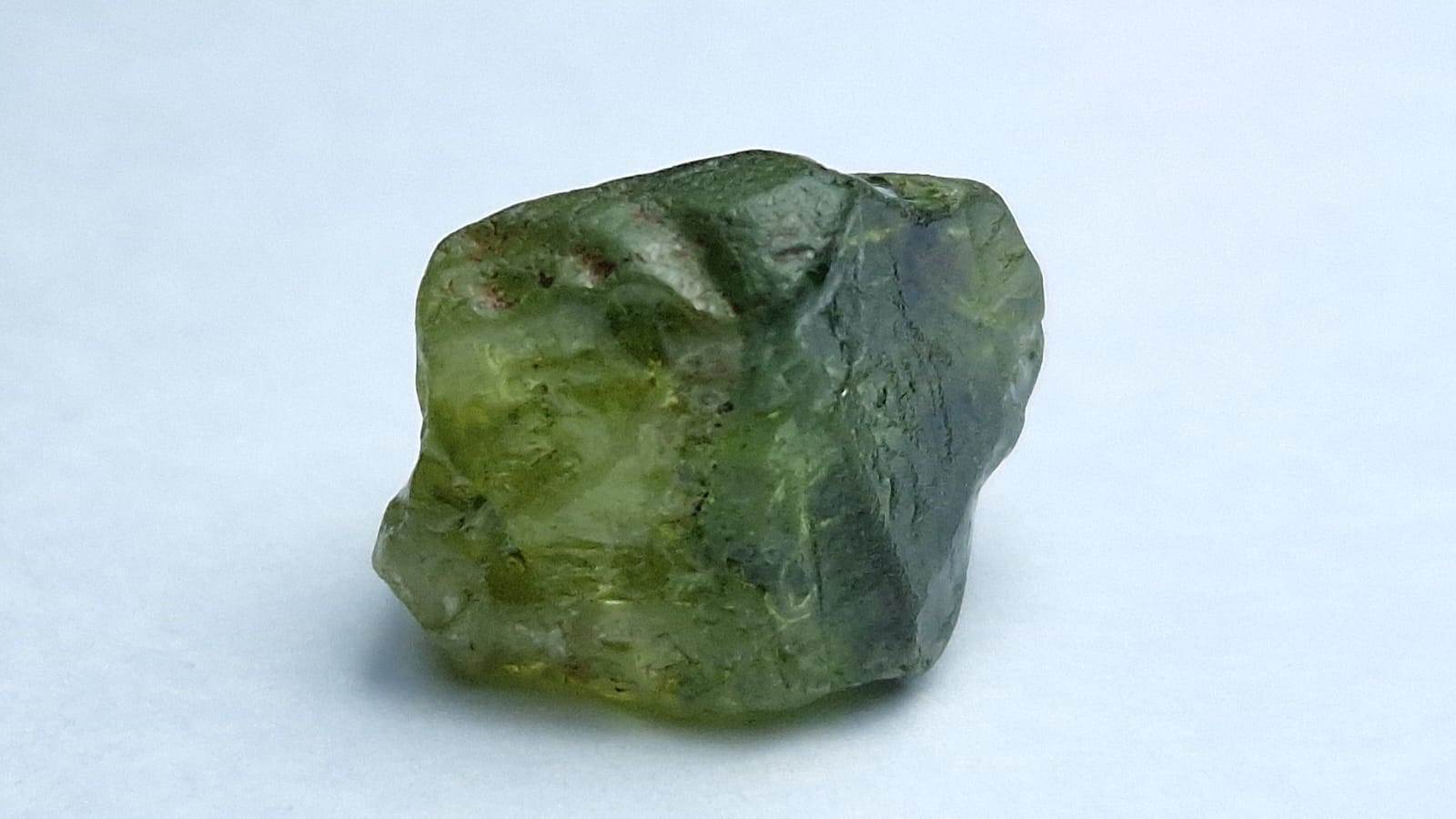 3.30 Ct. Green Sapphire Facet Rough from Nigeria