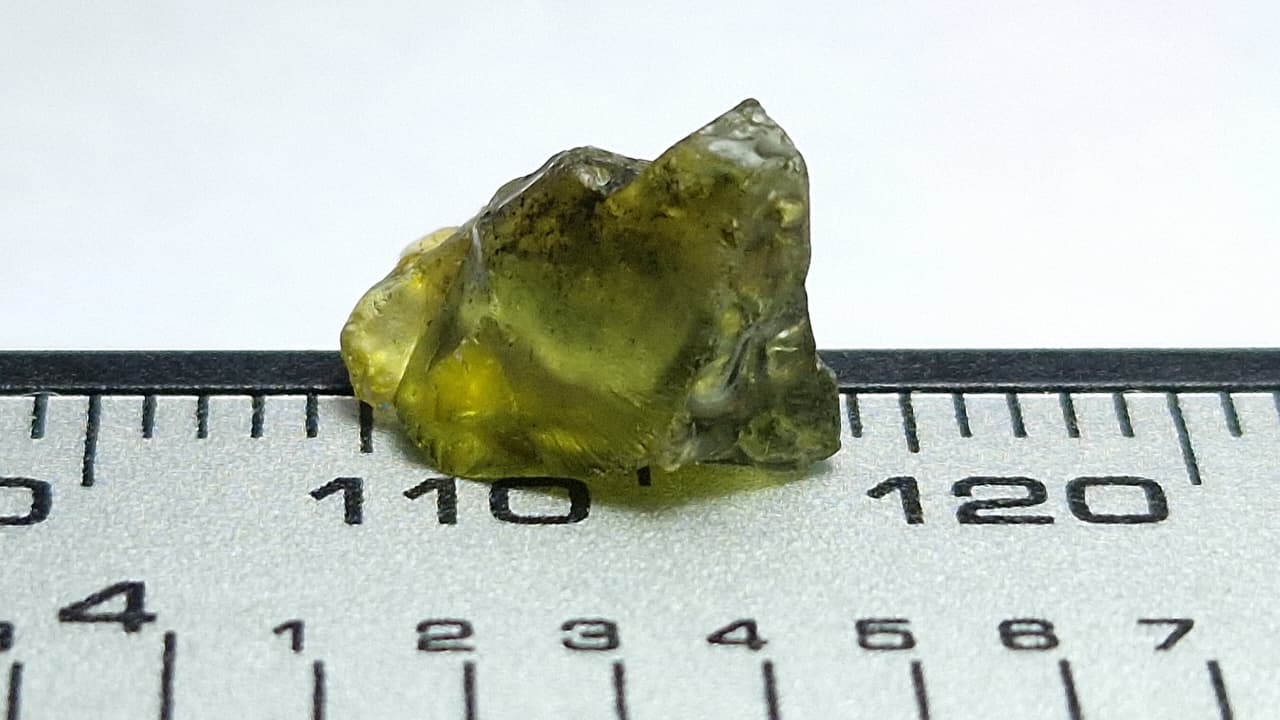 2.55 Ct. Mint Green Sapphire Facet Rough from Nigeria