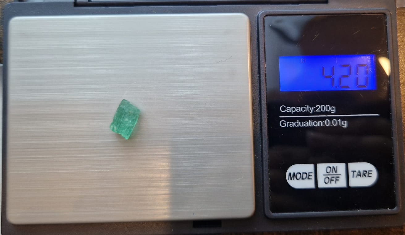 4.20 Ct. Emerald Facet Rough from Afghanistan