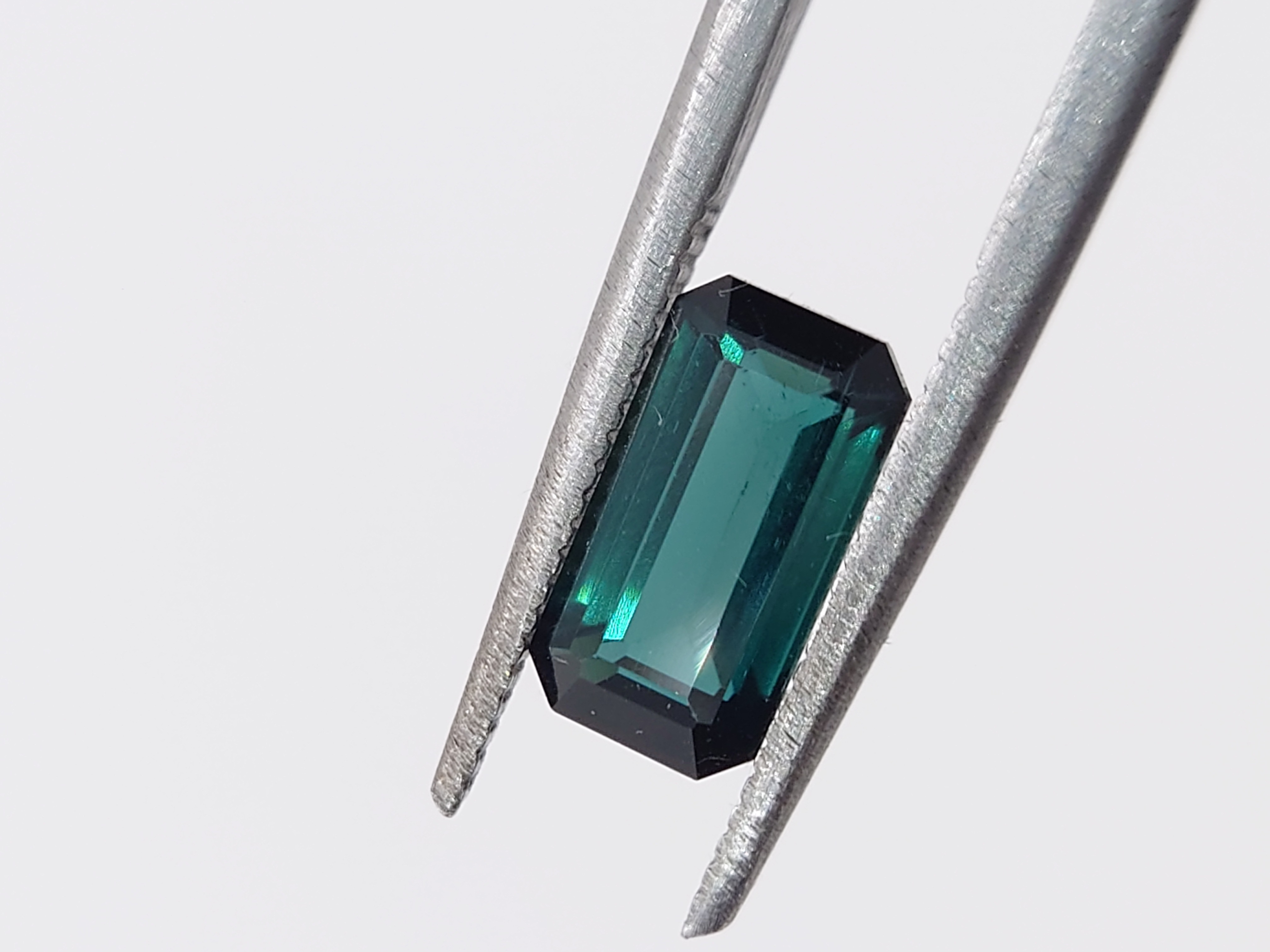 1.50 Ct Indicolite Tourmaline Emerald cut from Nigeria