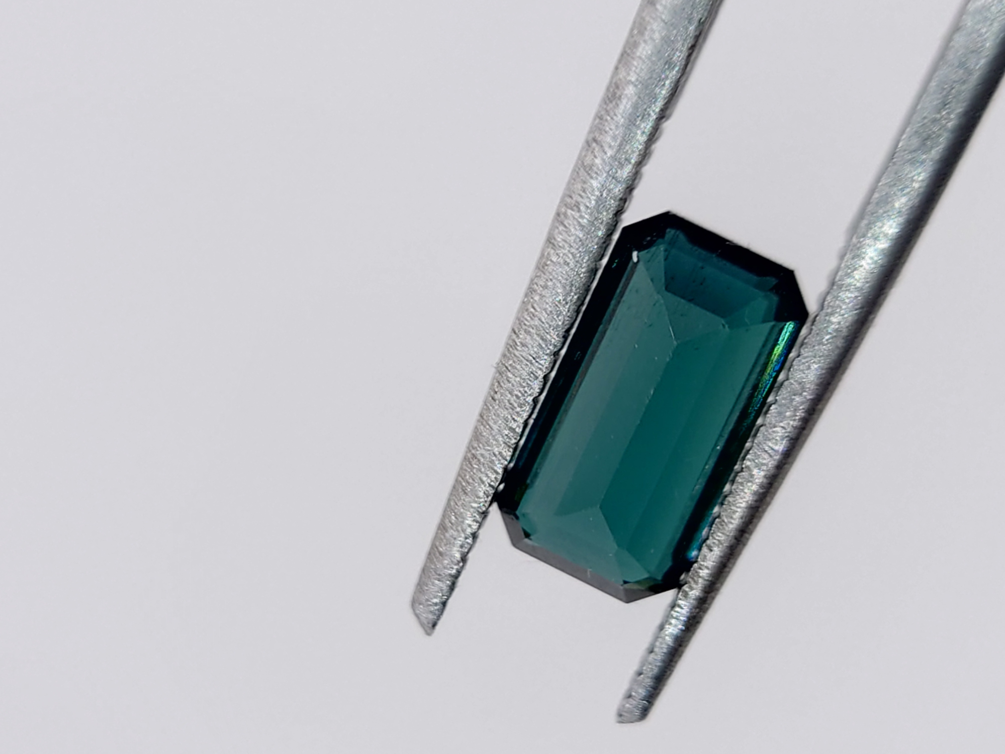 1.50 Ct Indicolite Tourmaline Emerald cut from Nigeria