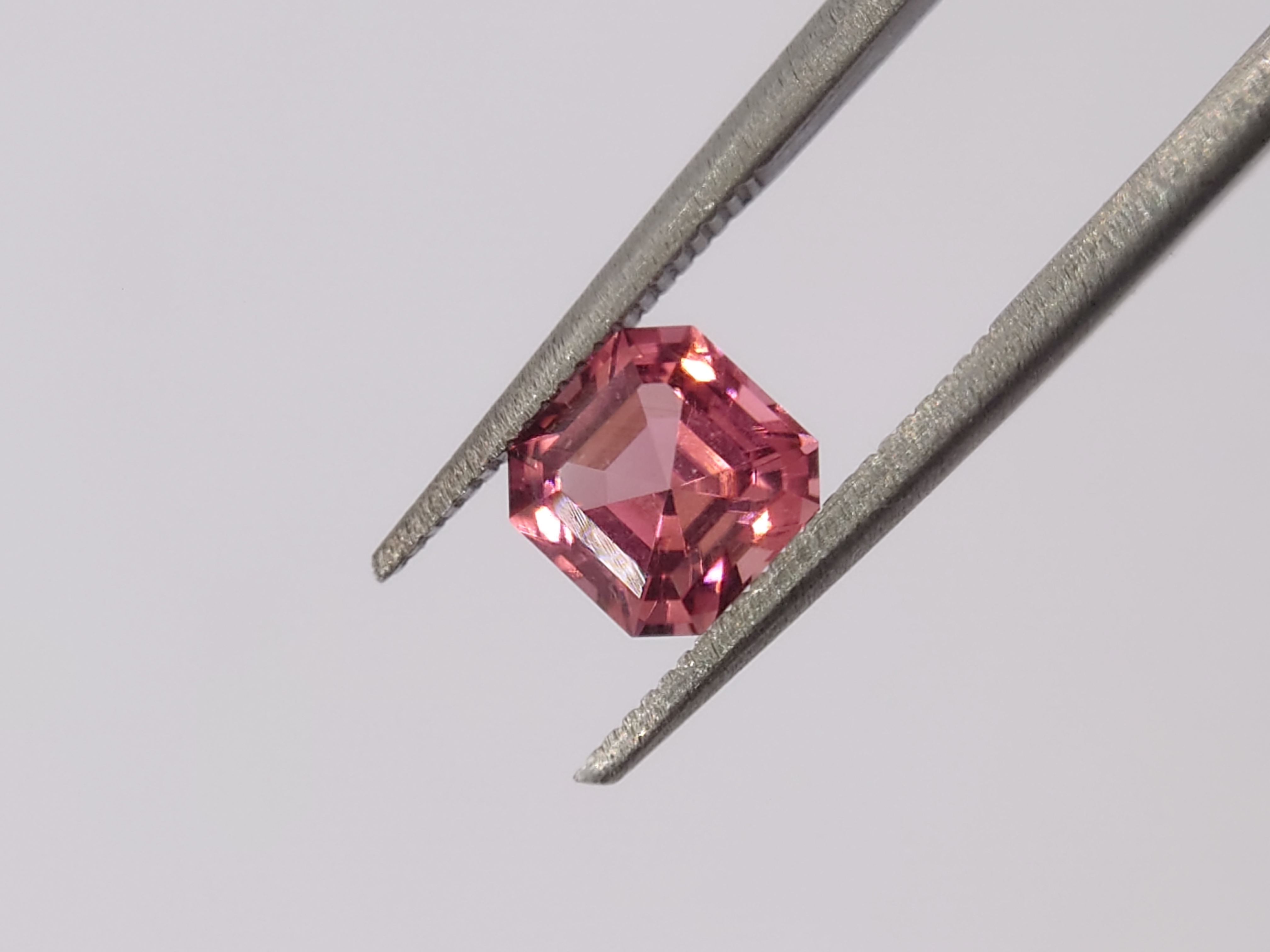 2 Ct. Emerald cut Pink Tourmaline from Nigeria