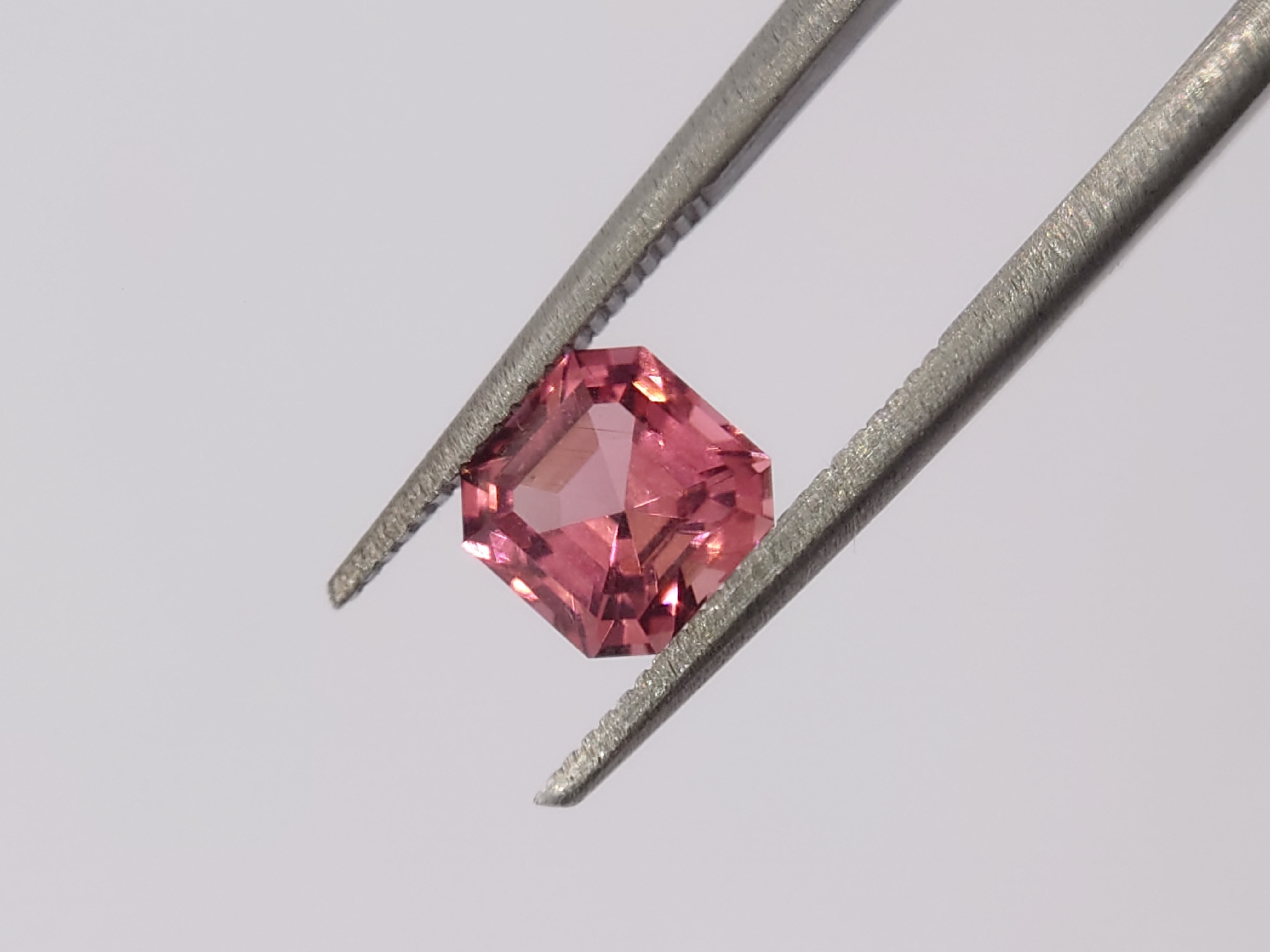 2 Ct. Emerald cut Pink Tourmaline from Nigeria