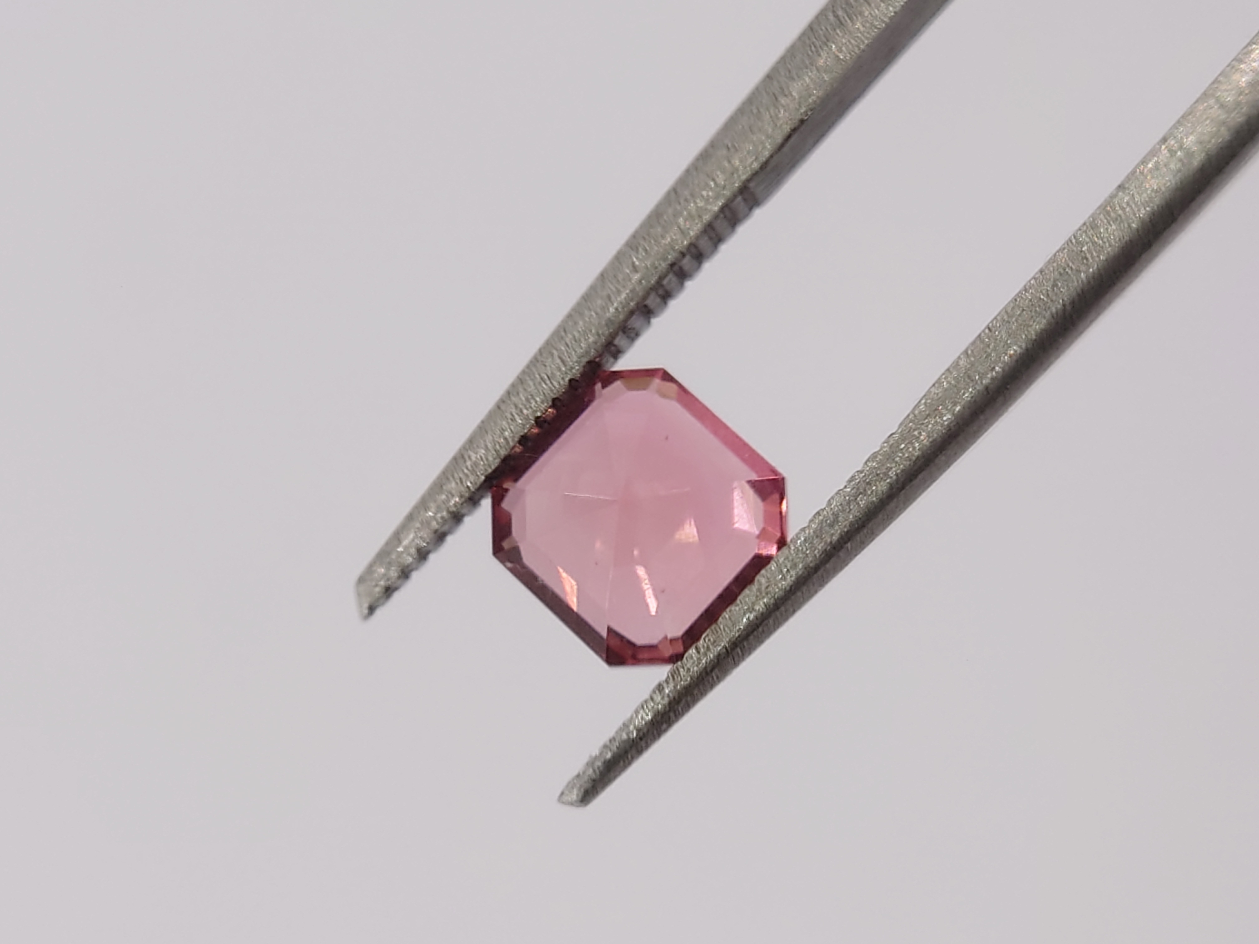 2 Ct. Emerald cut Pink Tourmaline from Nigeria