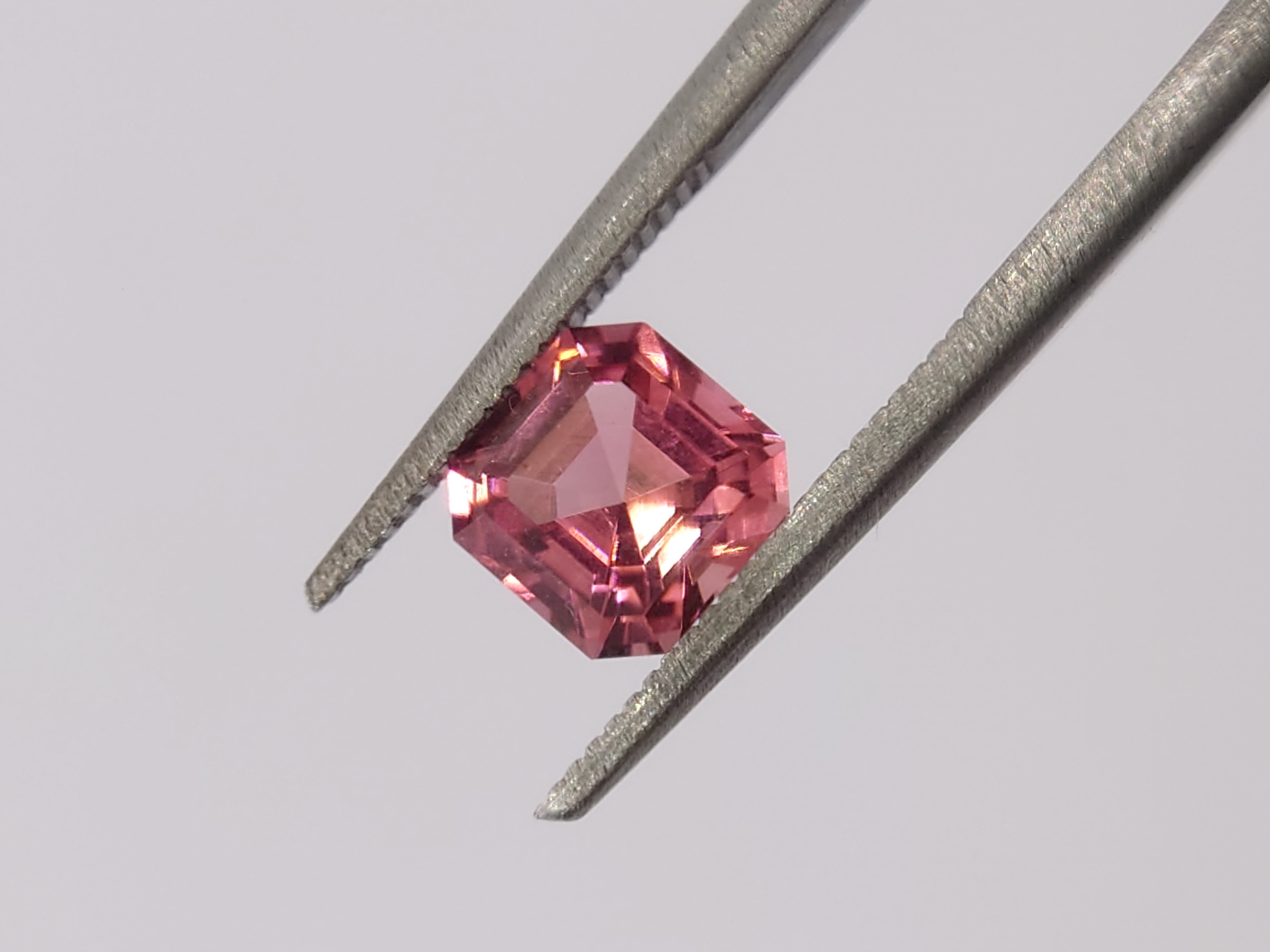 2 Ct. Emerald cut Pink Tourmaline from Nigeria