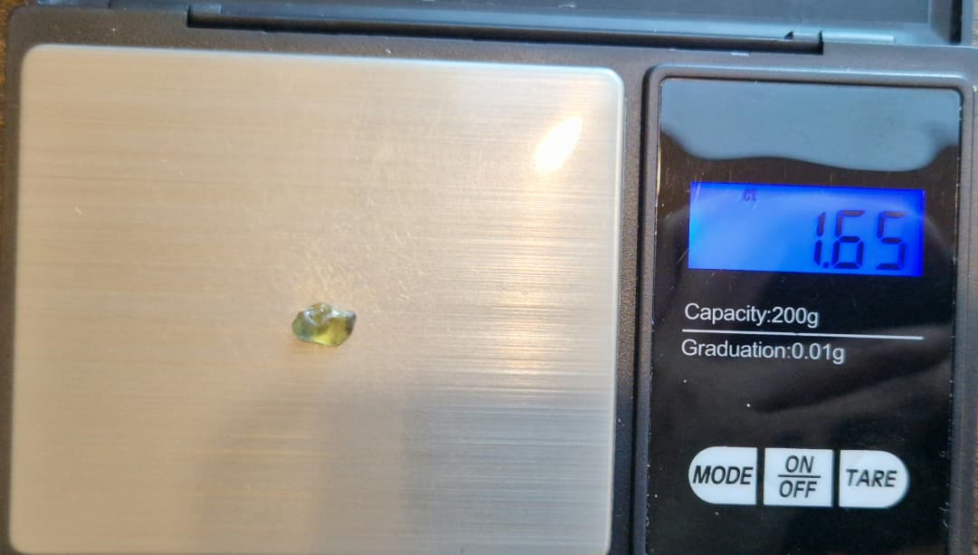 1.25 Ct. Yellow Green Sapphire from Nigeria