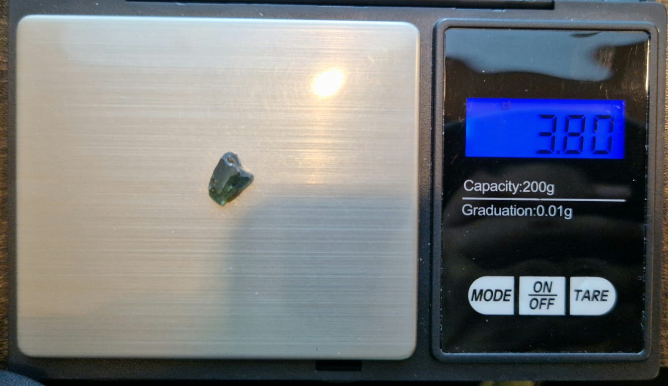 3.80 Ct. Green Sapphire from Nigeria