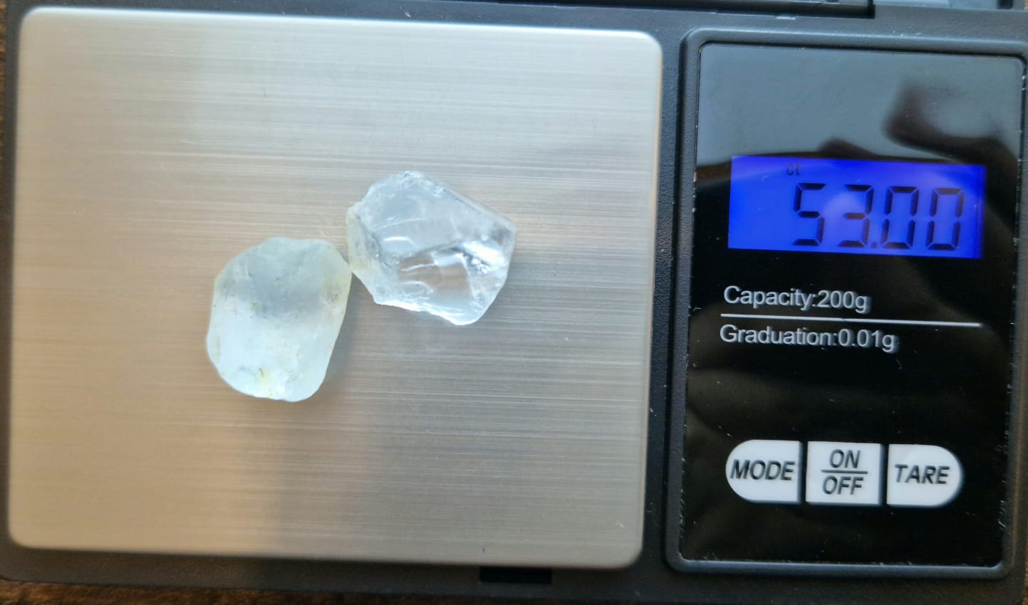 53 Ct Medium Blue Topaz from Nigeria..